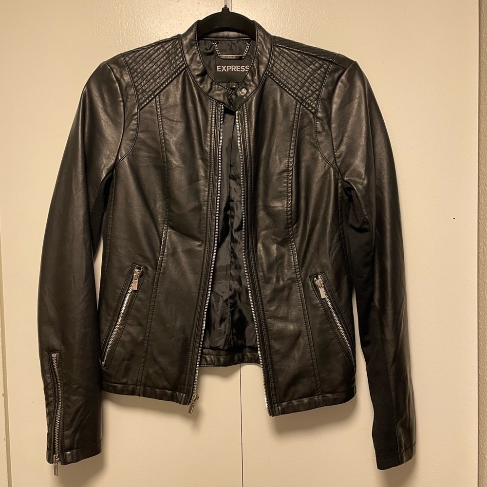 Express leather jacket